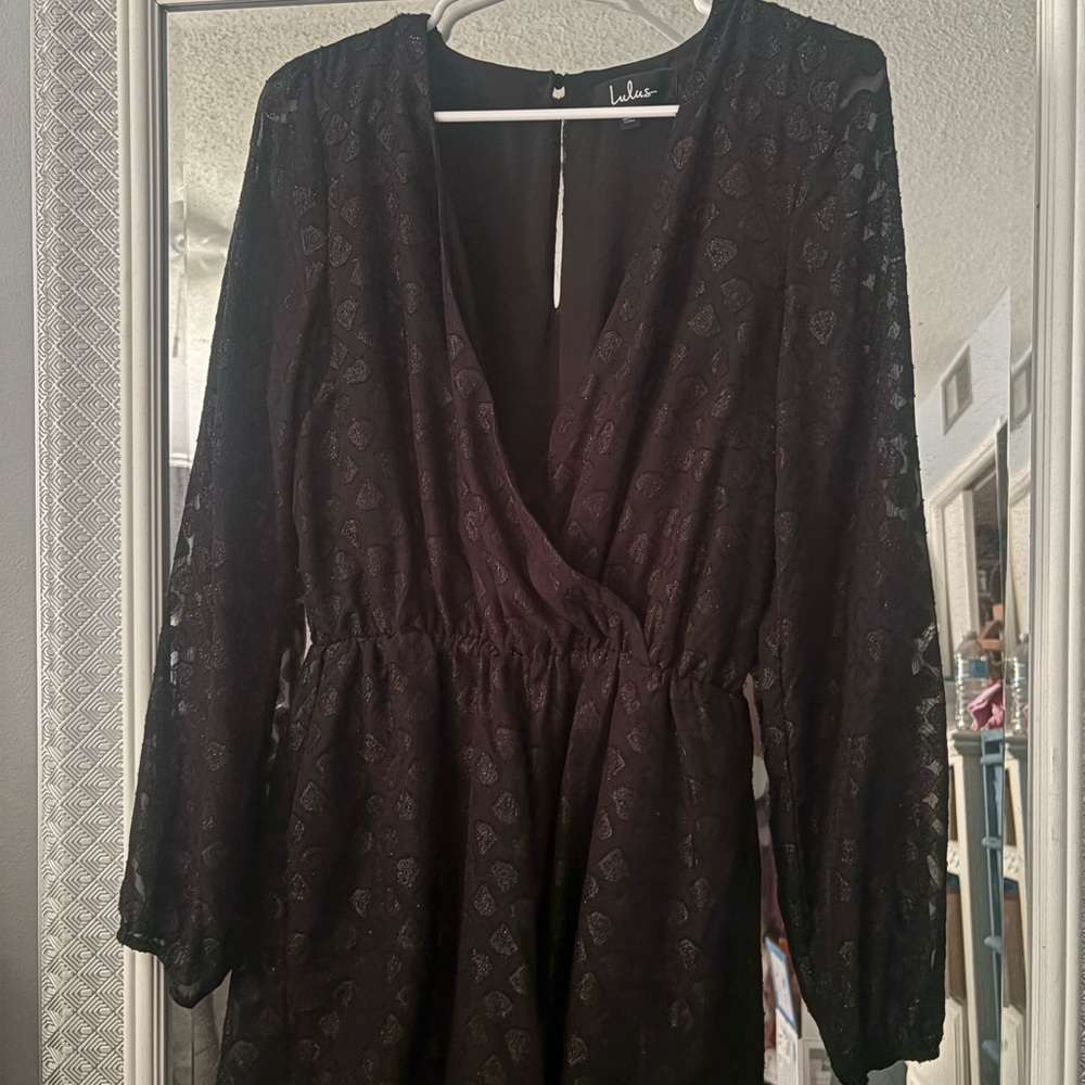 Lulus Black Lace Dress